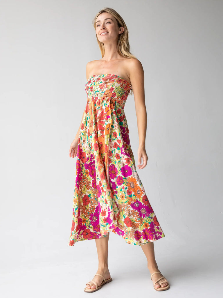 Favorite Convertible Skirt - Fuschia Floral – Natural Life