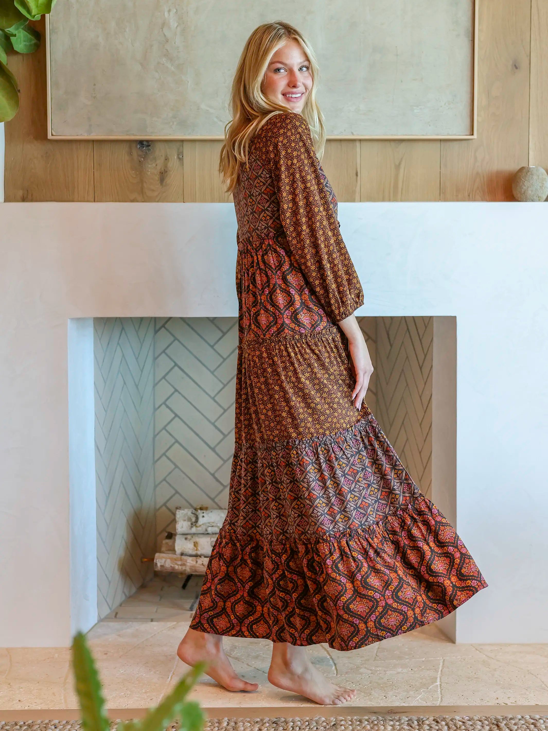 Berkley Long Sleeve Maxi Dress