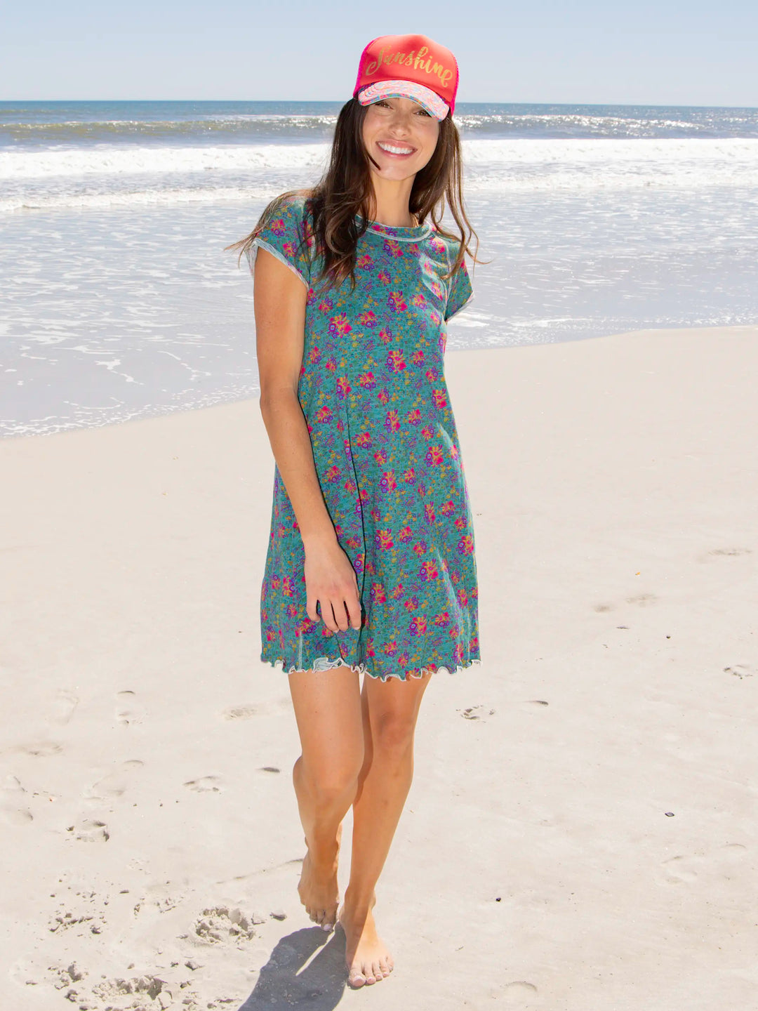 Lily Knit Cotton Tee Dress