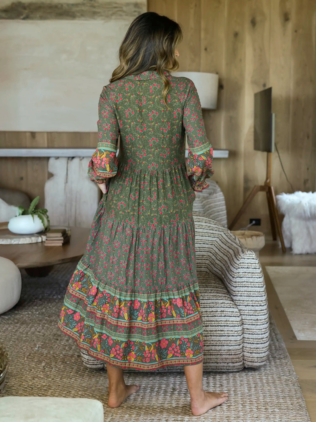 long sleeve midi dress near me Rebecca Simplicity 5187 Misses Evening tiered style Special Orders Photo Print Size:16x24