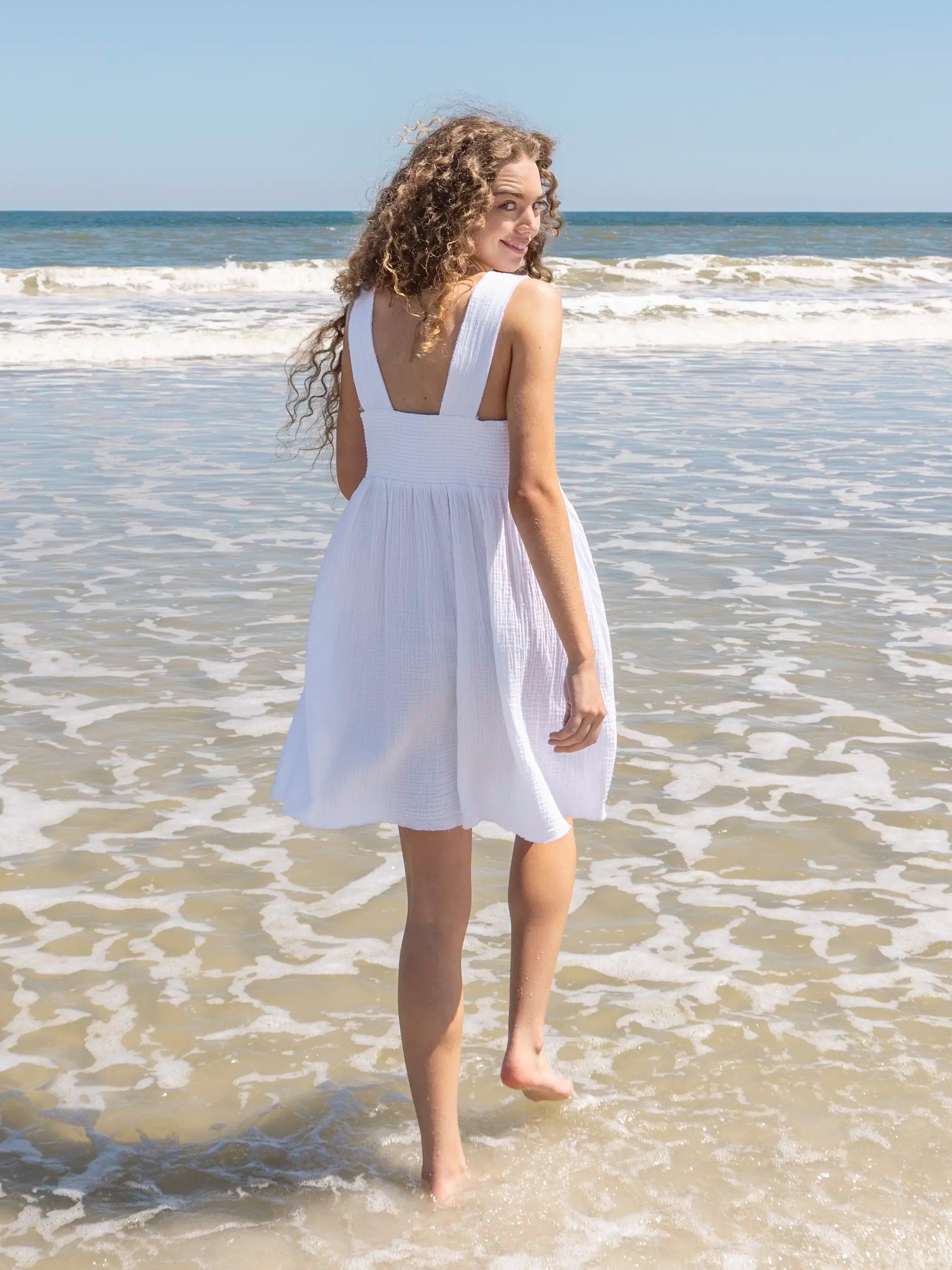 white gauze beach dress Beach Cotton Gauze Dress main image 0