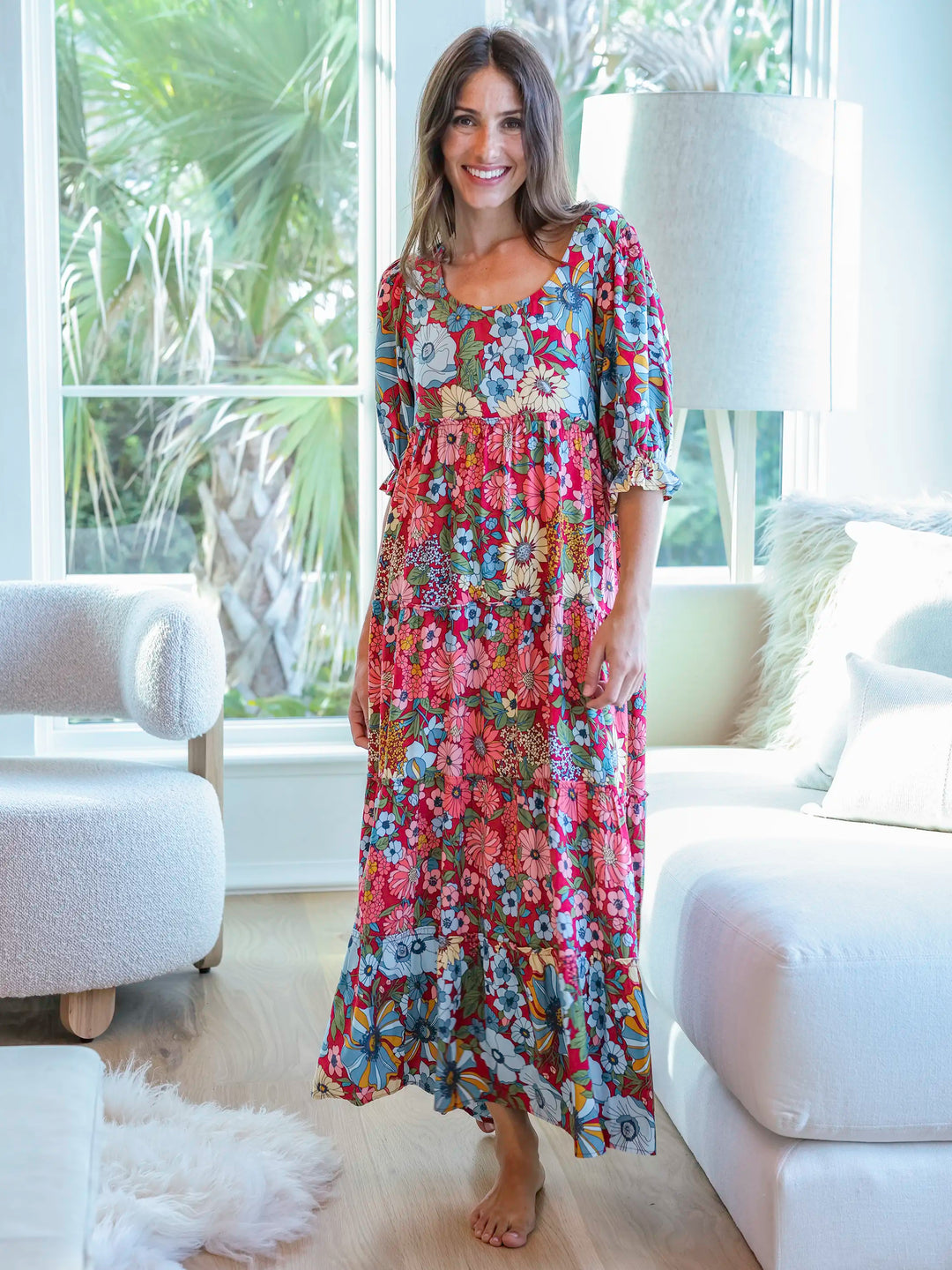 Collette Tiered Maxi Dress