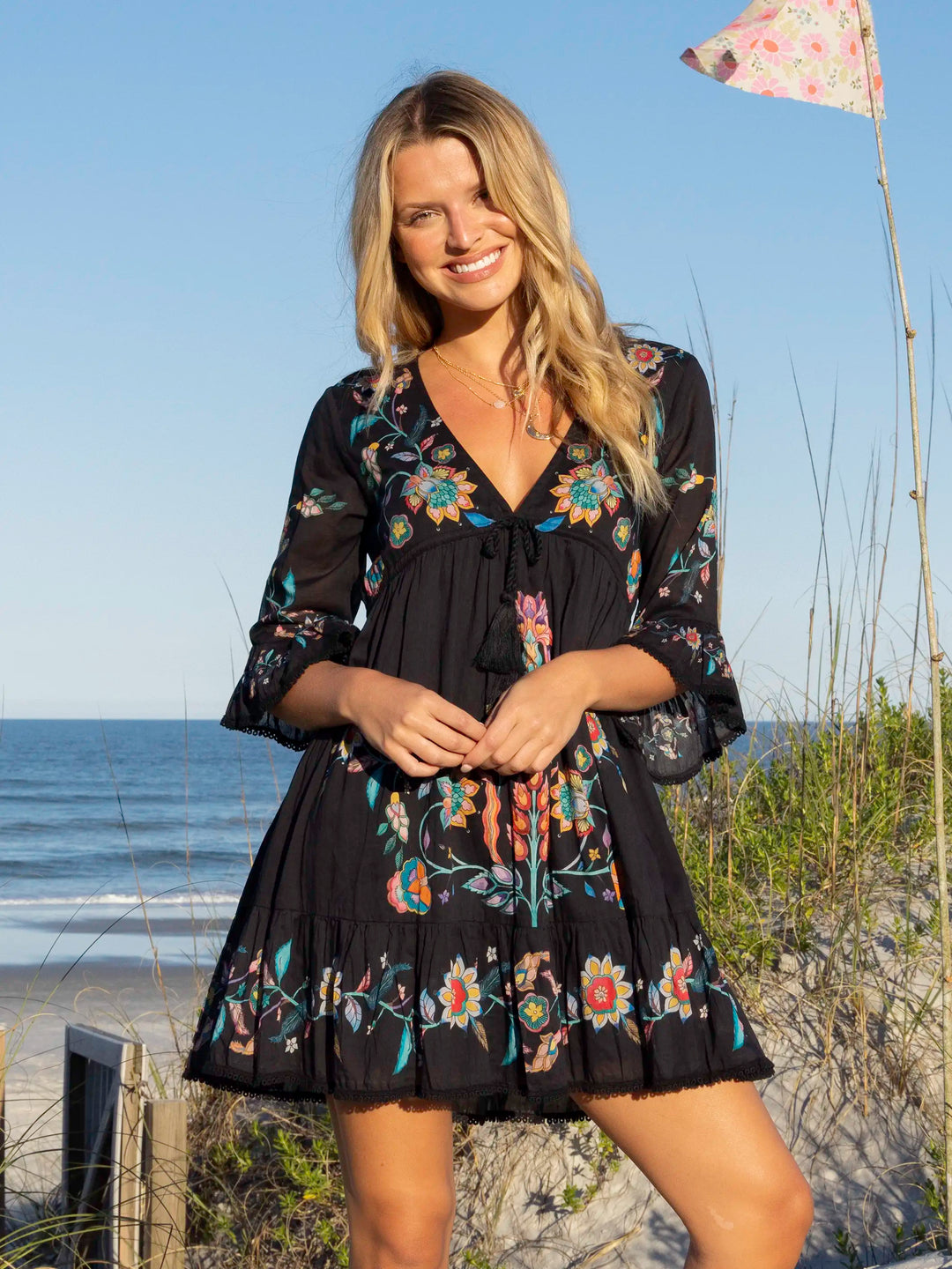 Capri Cotton Mini Dress