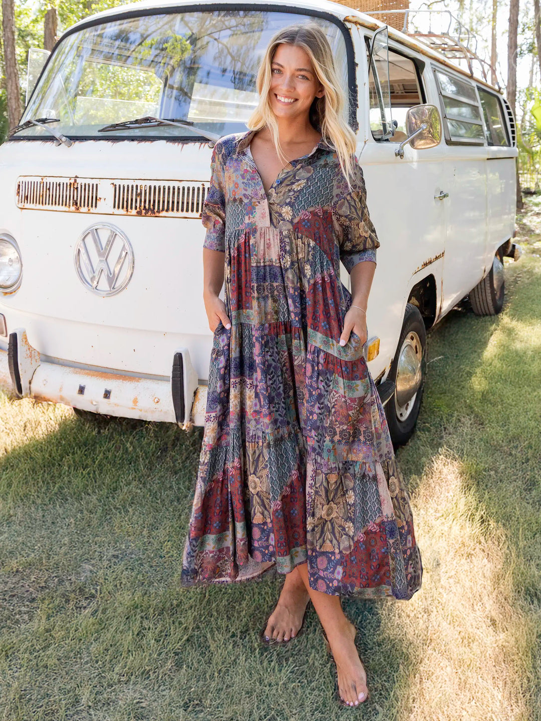 Natural Life Rebecca Midi Dress