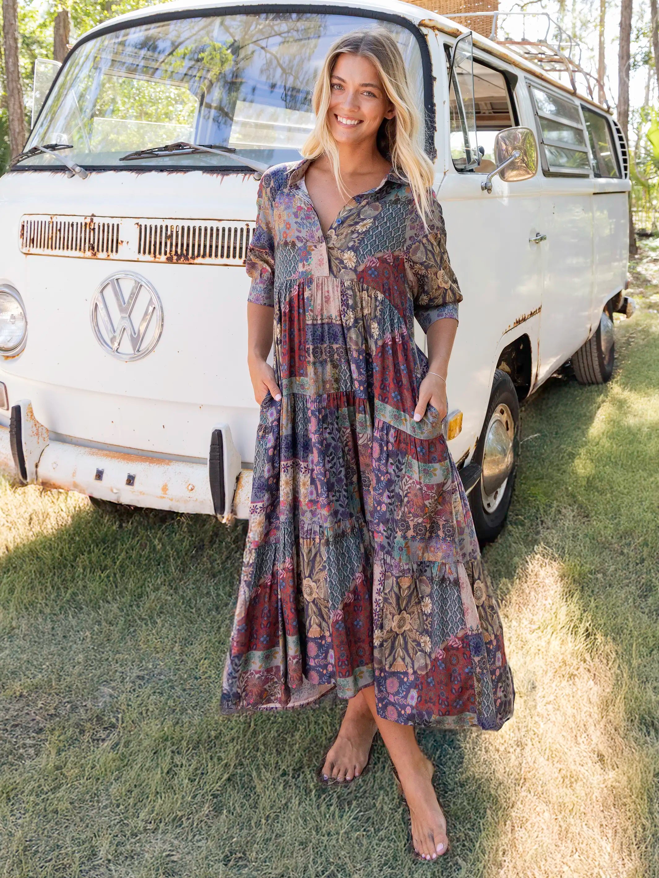 Natural Life Rebecca Midi Dress
