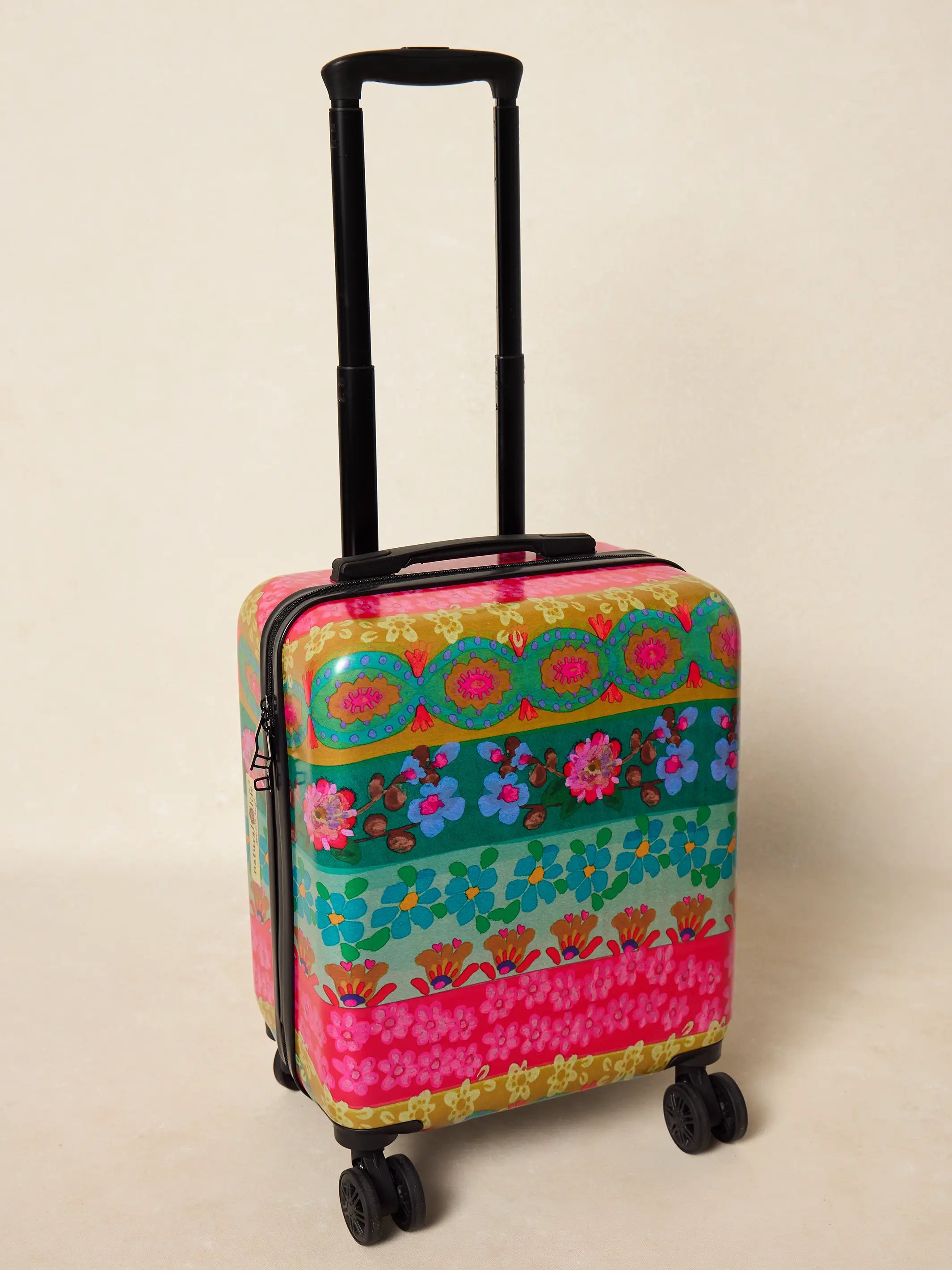 Natural Life Travel Happy Suitcase