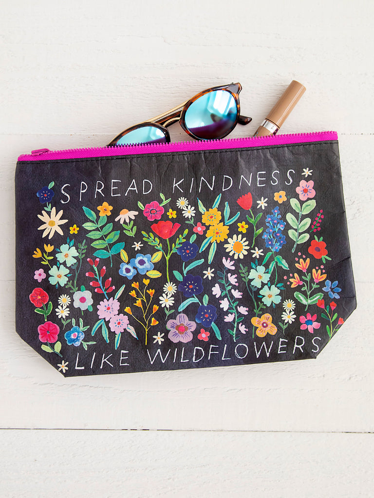 Recycled Zip Pouch|Kindness-view 3