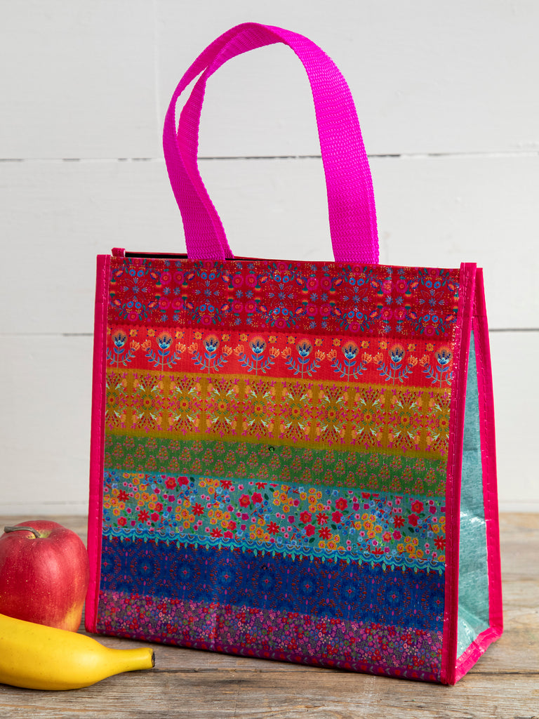 Insulated Lunch Bag|Rainbow Border-view 1