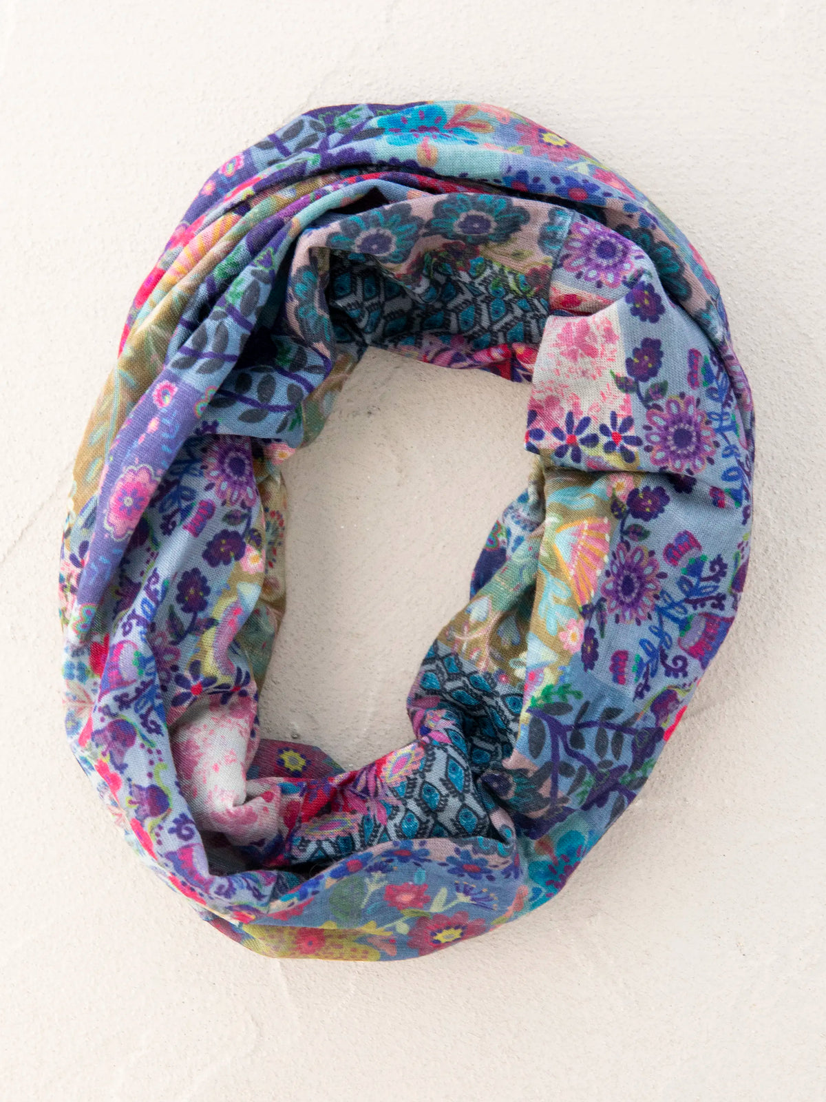 Fascia Larga Tie Dye Multicolore Karma Gifts - Banda Vita Boho Per Donna