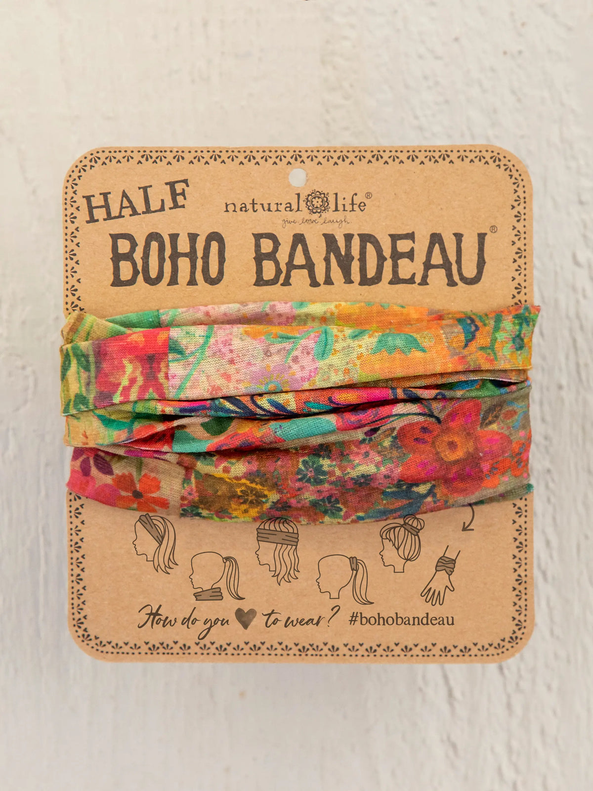 NATURAL LIFE Half Boho Bandeau - collection of four Natural Life Half Bandeau – The Dressing Room main image 3