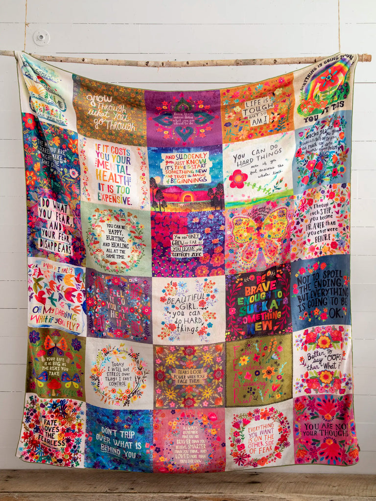 XL Double-Sided Cozy Blanket - Fearless Chirps-view 2
