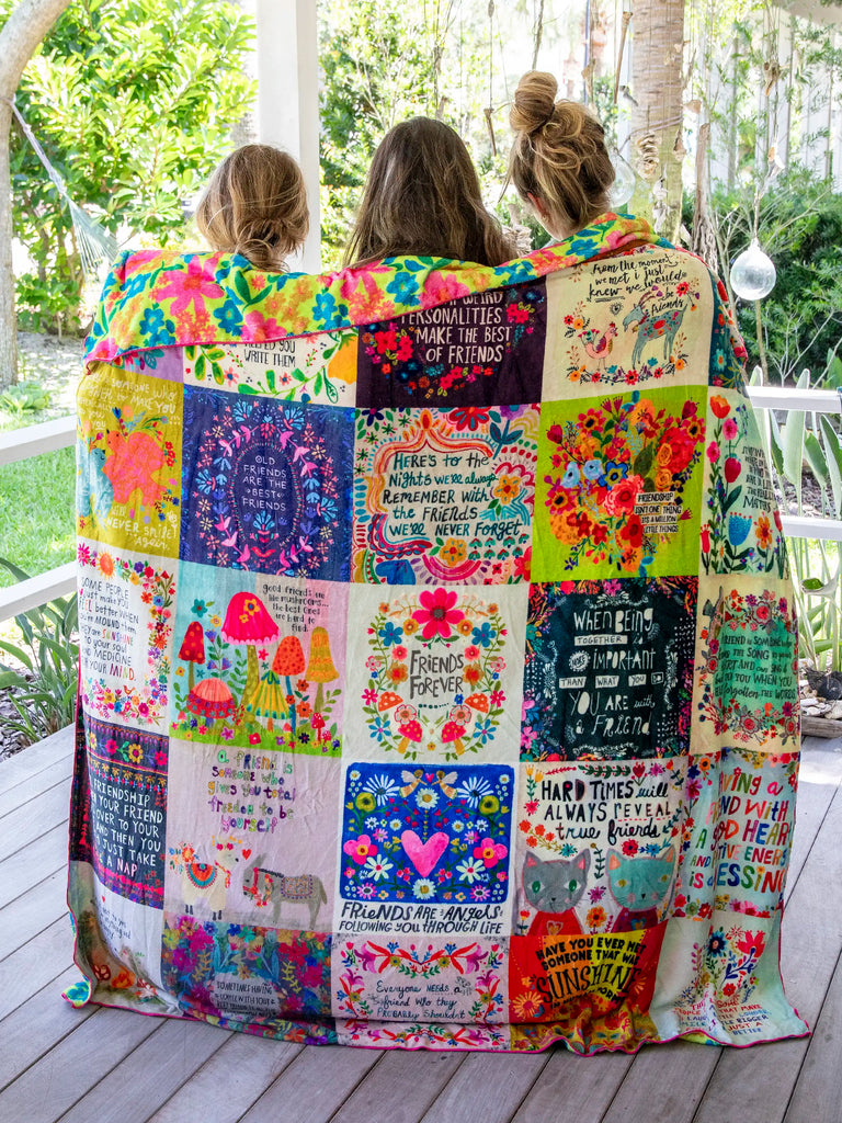 XL Double-Sided Cozy Blanket - Friendship-view 1