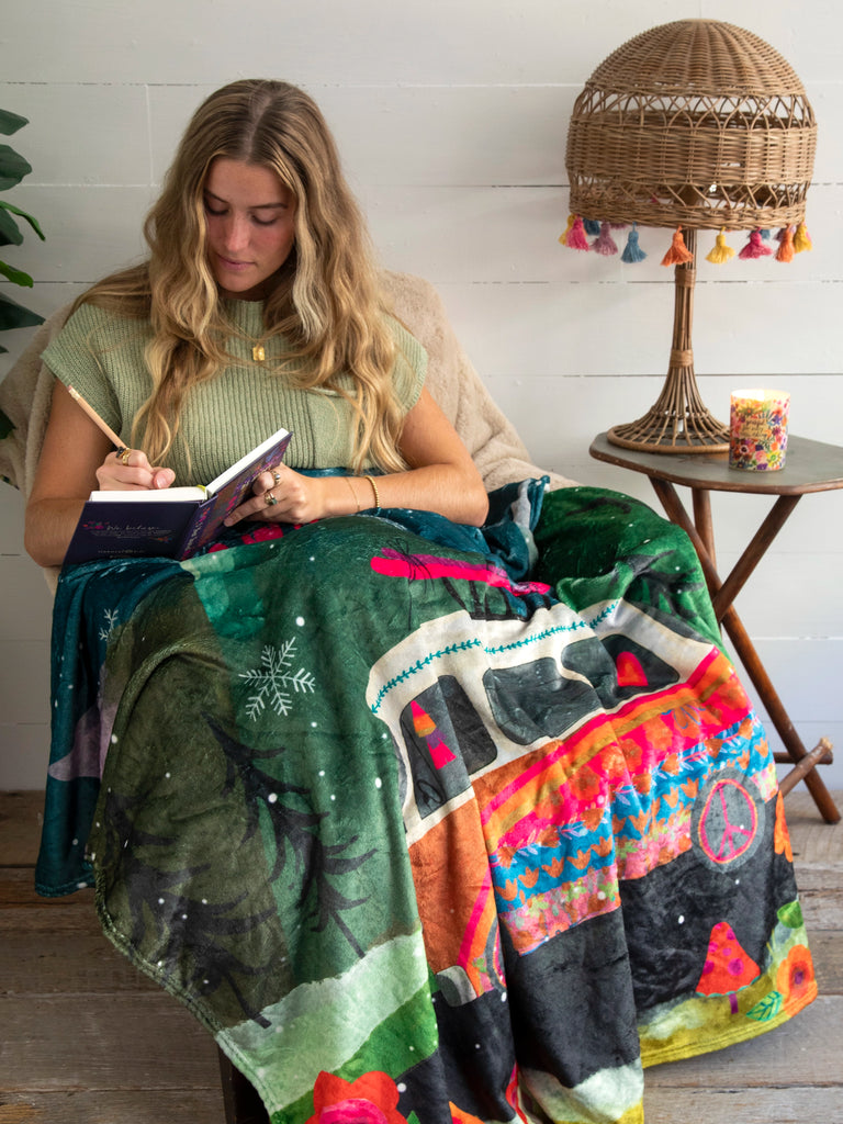 Cozy Throw Blanket - Go Where You Feel-view 2