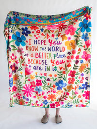 Reversible Cozy Throw Blanket - World Better-view 1