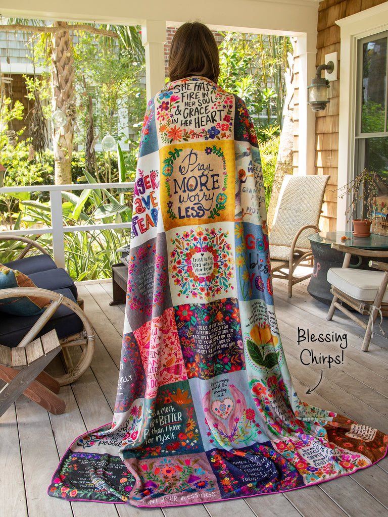 XL Double-Sided Chirp Blanket|Blessings-view 1