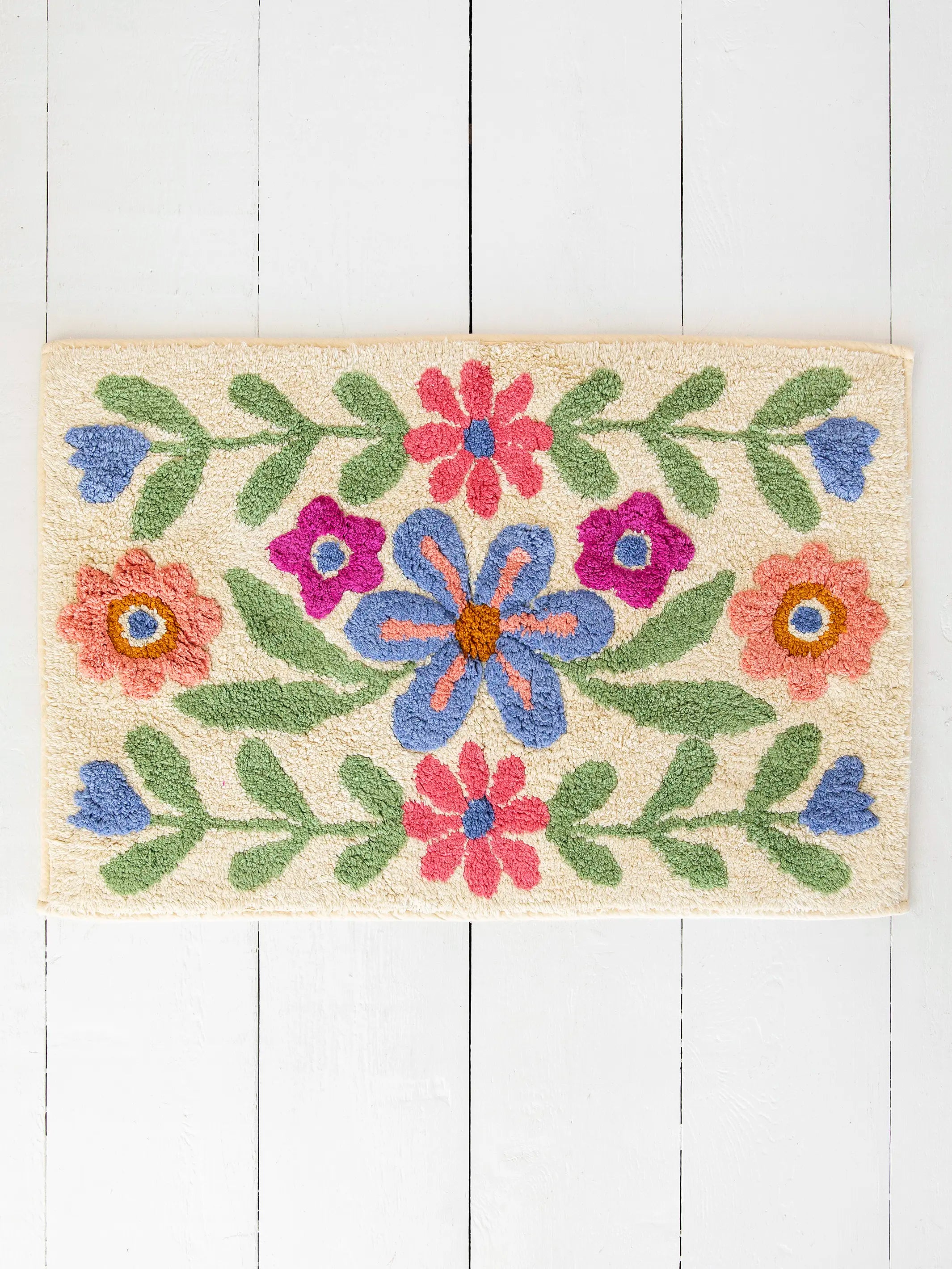 Tufted Cotton Bath Mat - Thumbnail 2