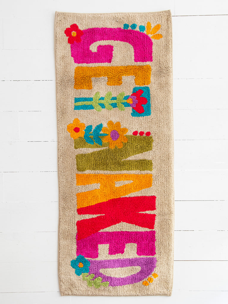 Tufted Runner Bath Mat Get Naked Natural Life