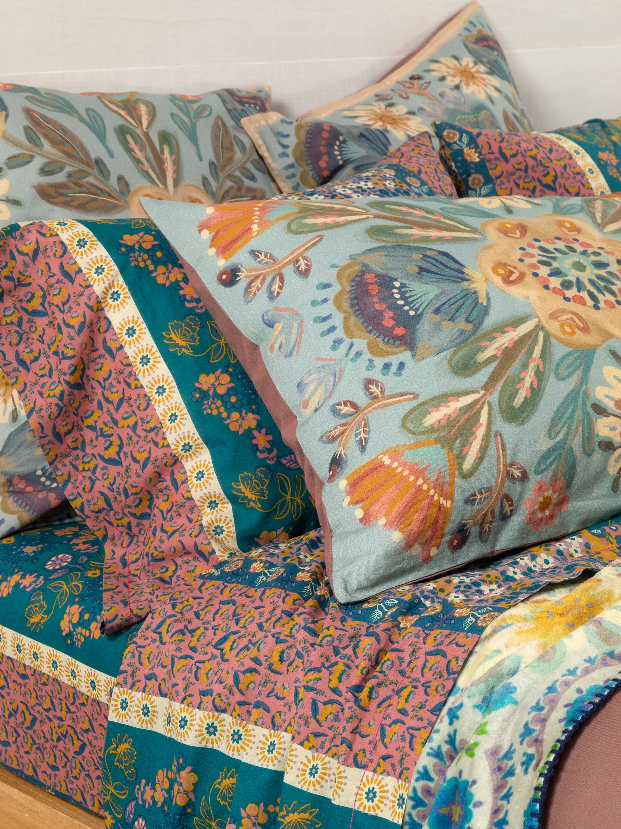 Catalina Cotton Shams, Set of 2 - Thumbnail 4