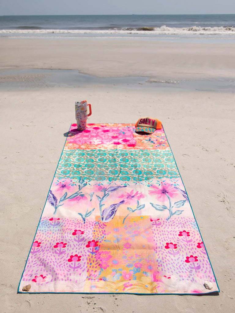 Double-Sided Microfiber Beach Towel - Love Is Always The Answer-view 3