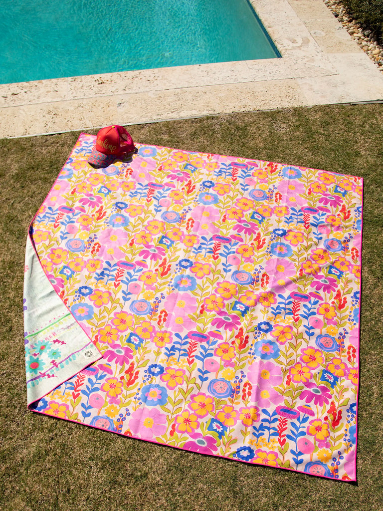 XL Double-Sided Beach Towel - Butterfly-view 2
