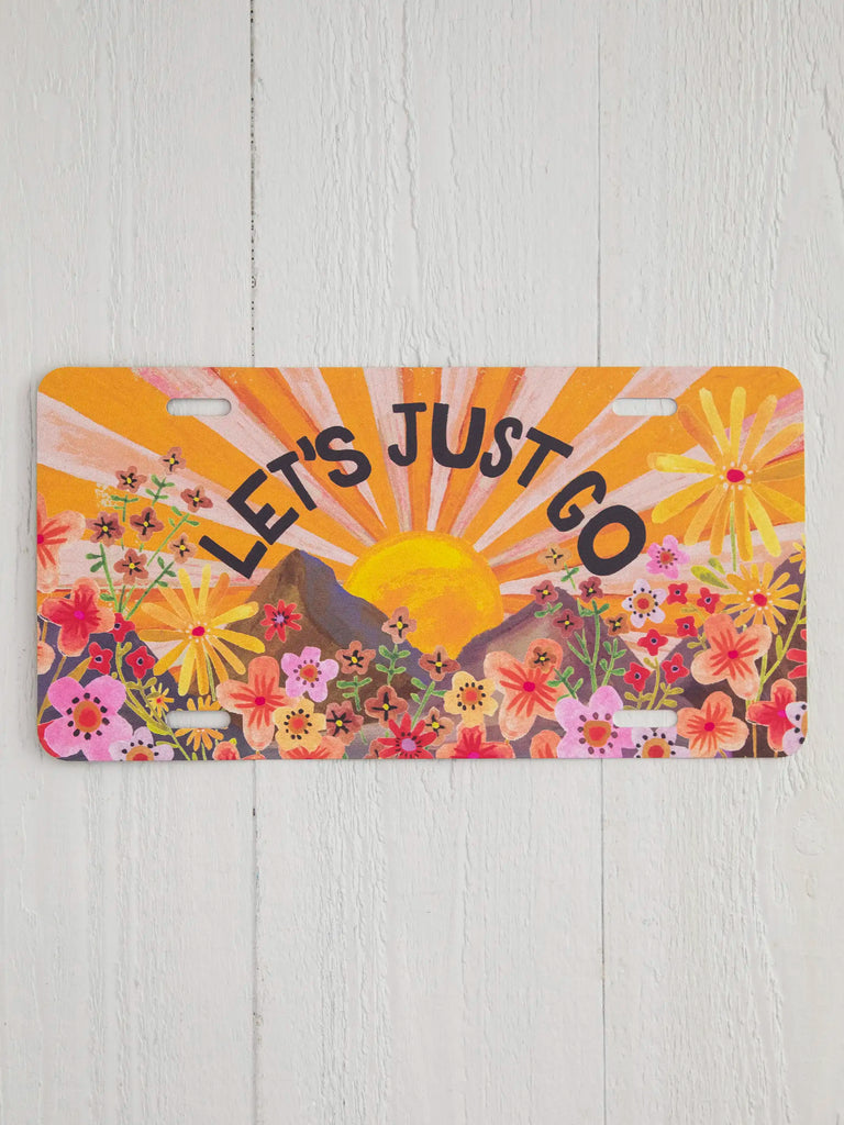 Novelty License Plate - Let's Just Go-view 1