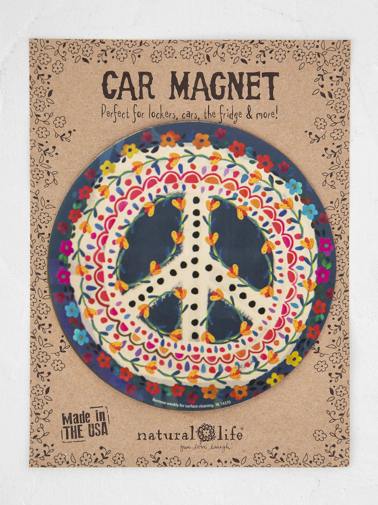 Car Magnet - Peace Sign-view 2