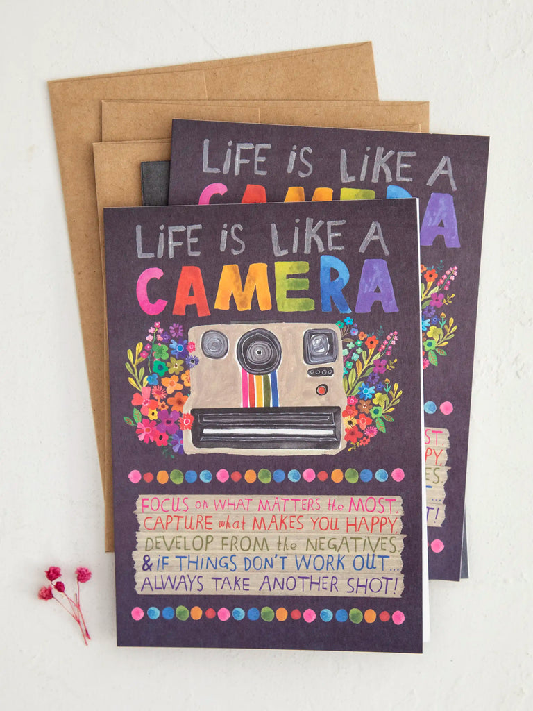 Greeting Card Bundle, Set of 3 - Life Is Like A Camera-view 1