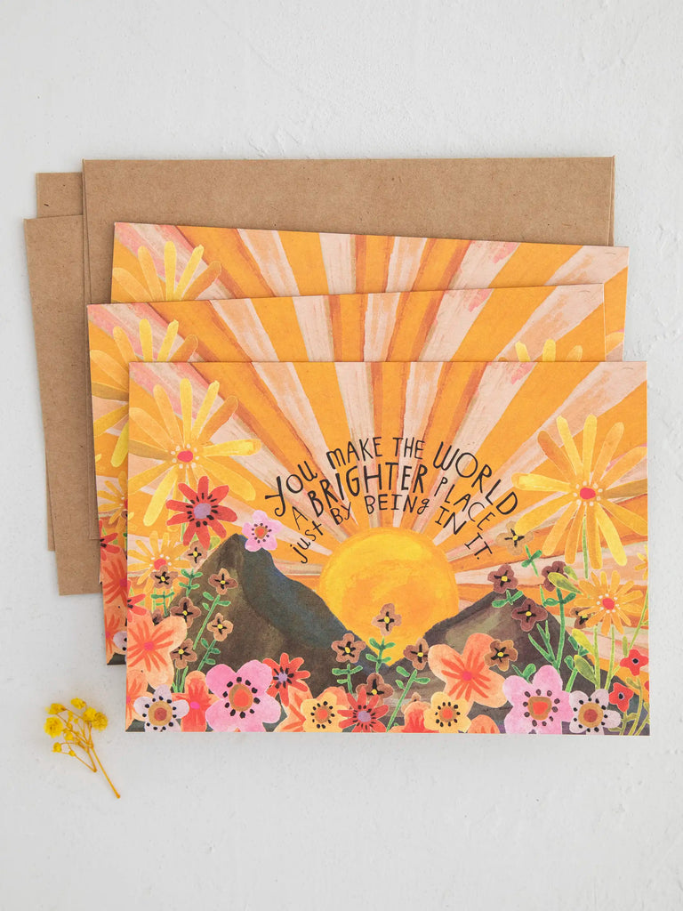 Greeting Card Bundle, Set of 3 - Make The World Brighter-view 1