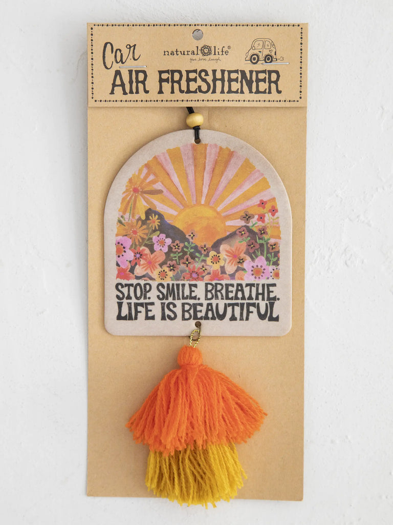 Car Air Freshener - Stop Smile Breathe-view 2