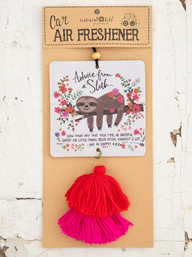 Car Air Freshener - Advice From A Sloth-view 2