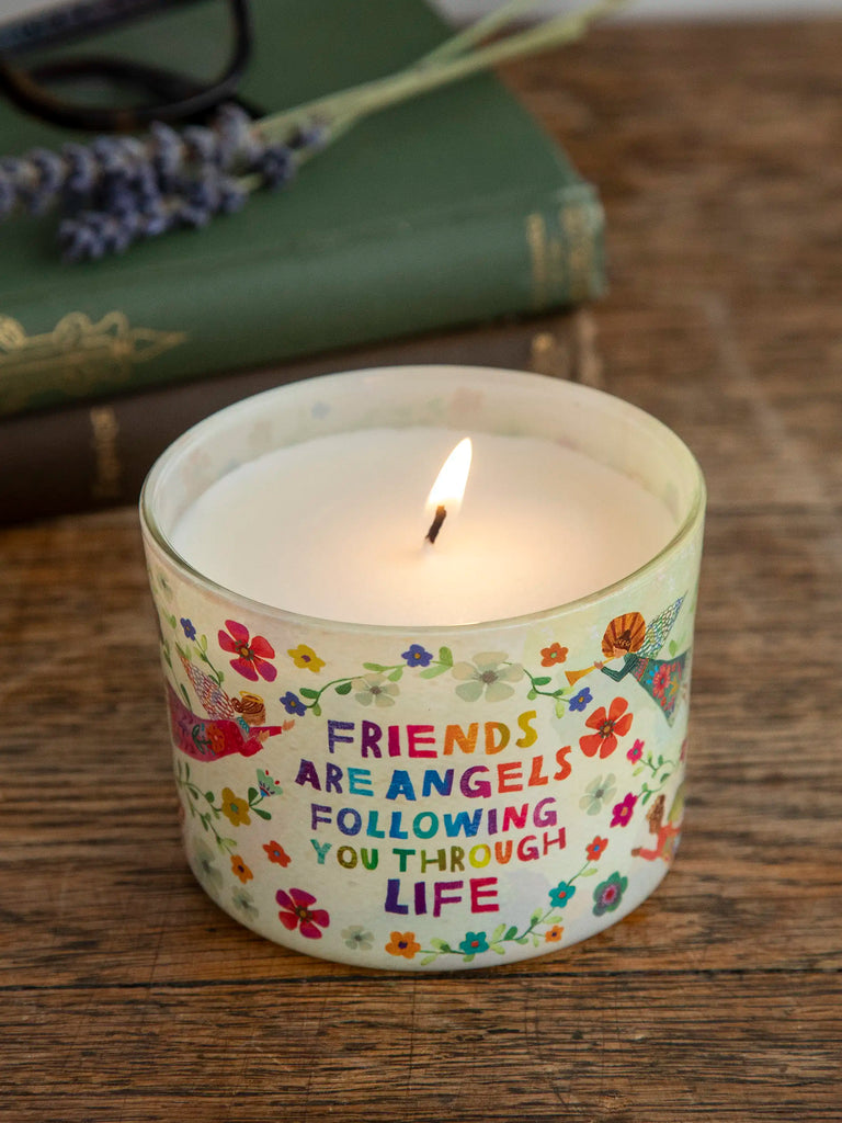 Soy Jar Candle - Friends Are Angels-view 1