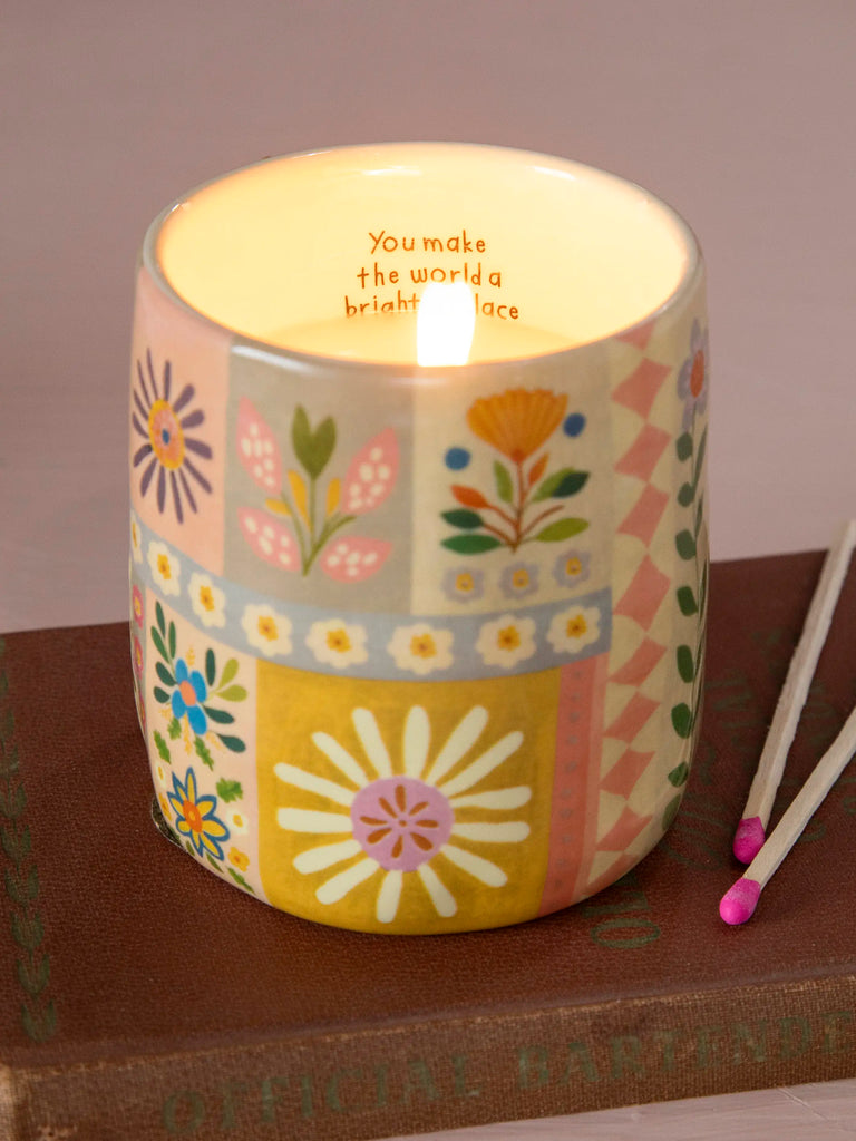 Secret Message Mug Candle - Brighter Place-view 1