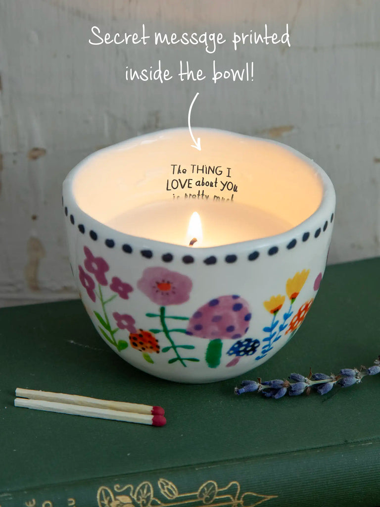 Secret Message Candle - Love Everything-view 1