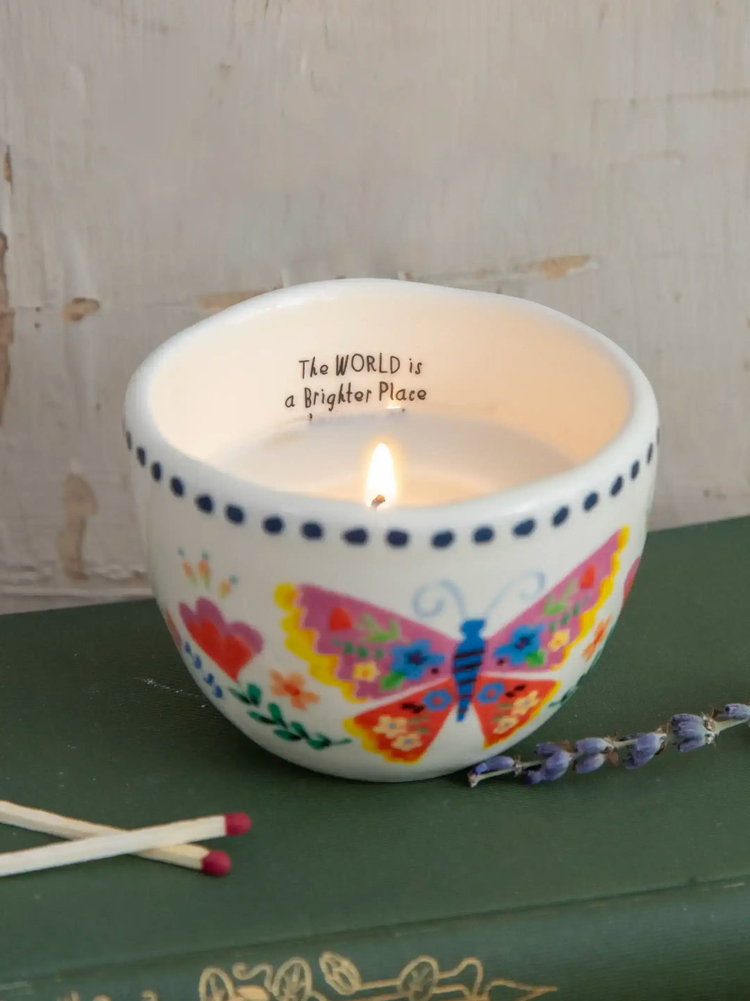 Secret Message Candle - Brighter Place