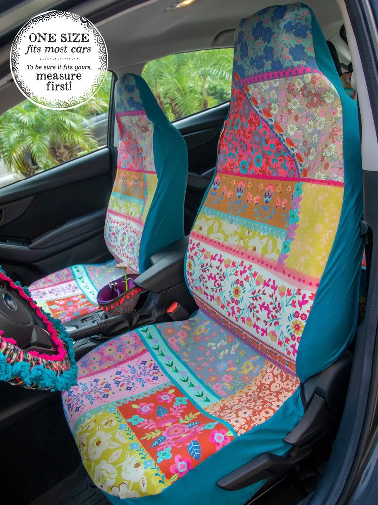 Front Car Seat Cover, Set of 2 - Patchwork – Natural Life