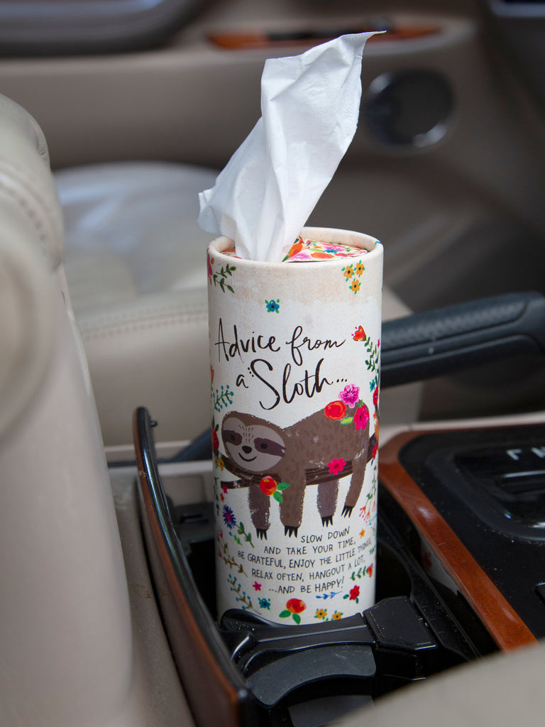 Car Tissues Set of 3|Advice From a Sloth-view 2