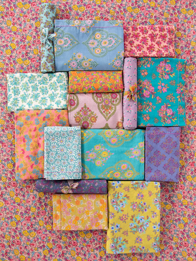 Mix & Match Cotton Fitted Sheet - Jewel Stamp-view 2