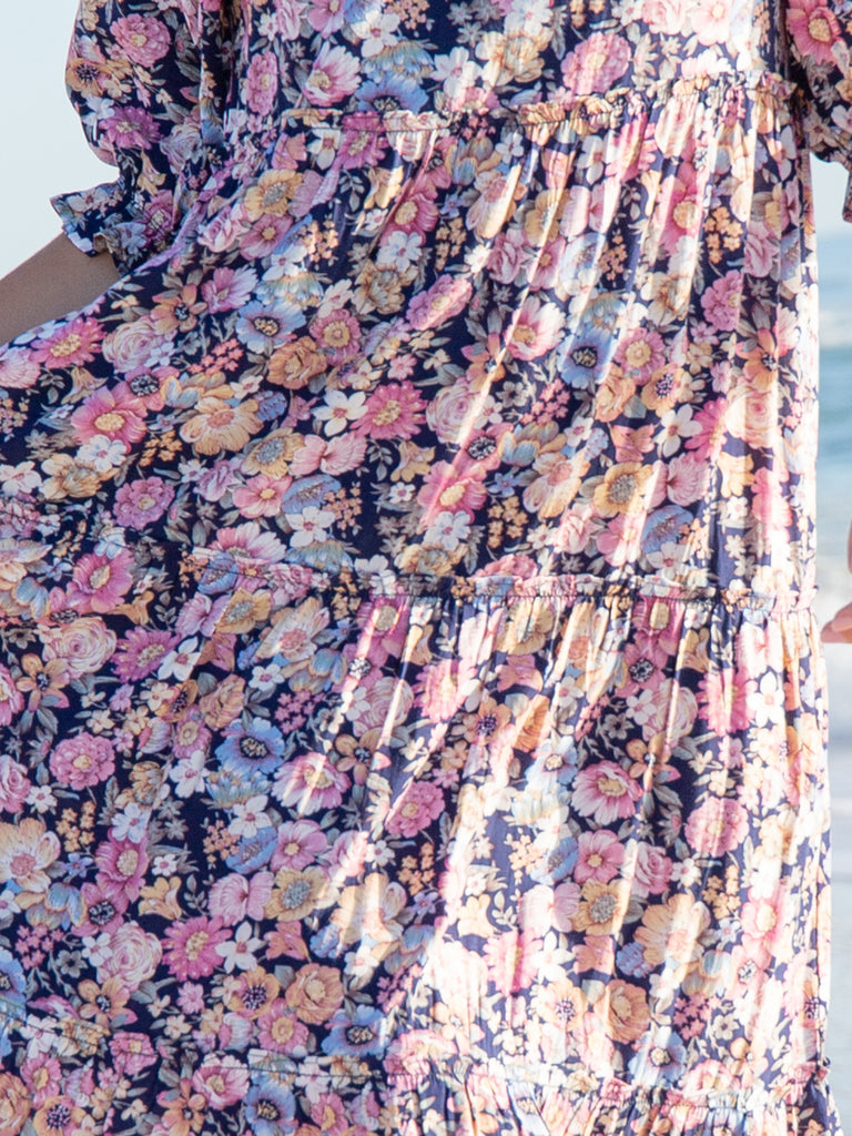 Collette Maxi Dress|Dusty Vintage Floral-view 3
