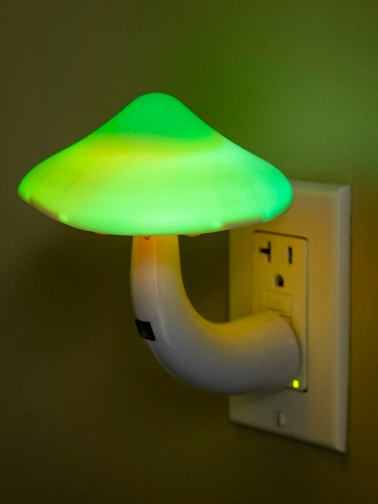 Mushroom LED Night Light - White-view 2