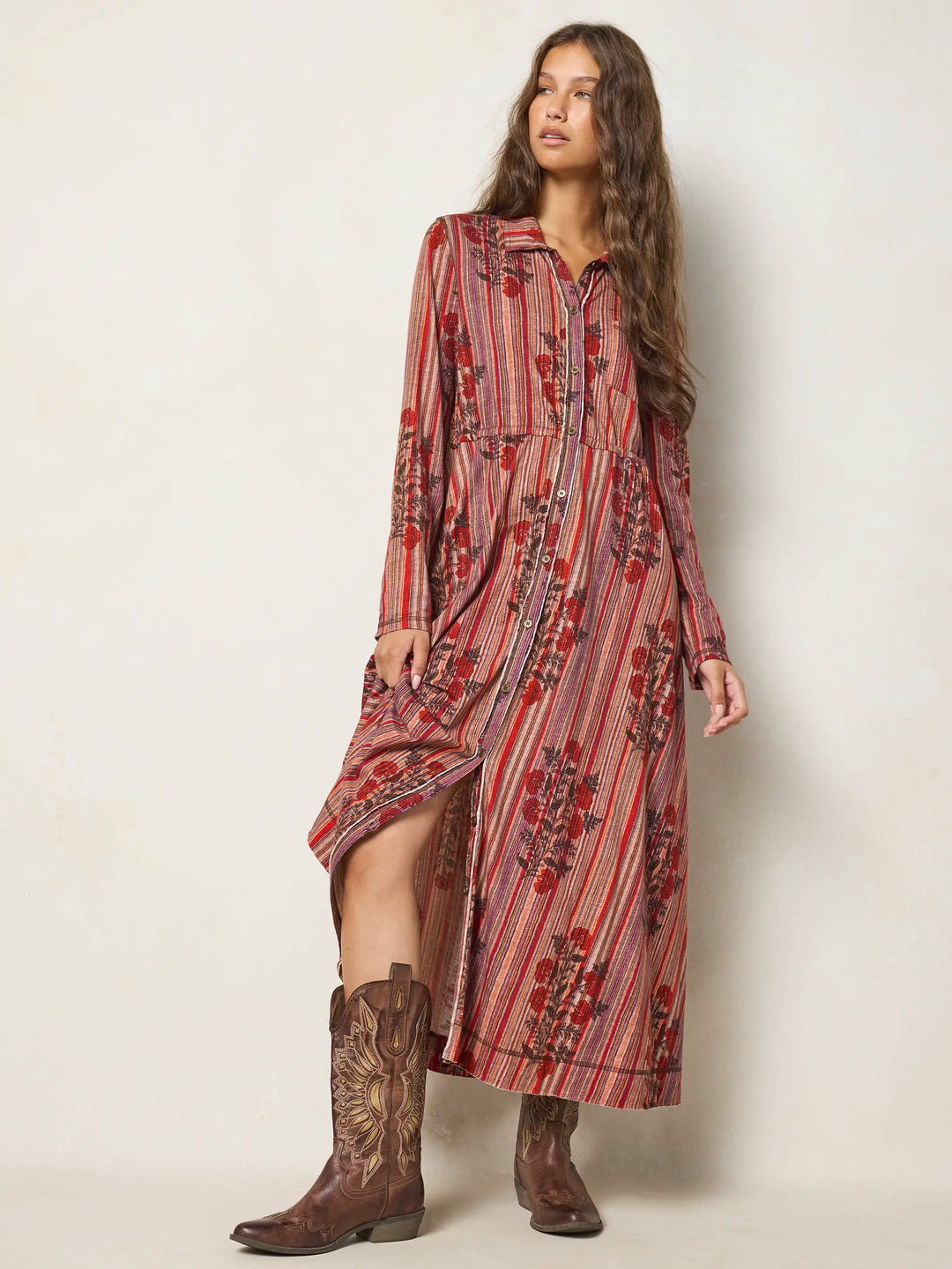 Christa Knit Cotton Maxi Dress