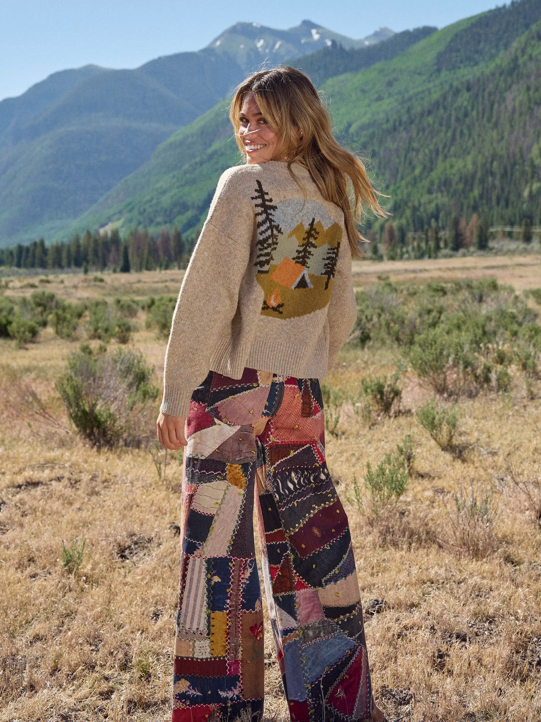 Jacquard Button Front Cardigan Sweater - Beige Camp – Natural Life