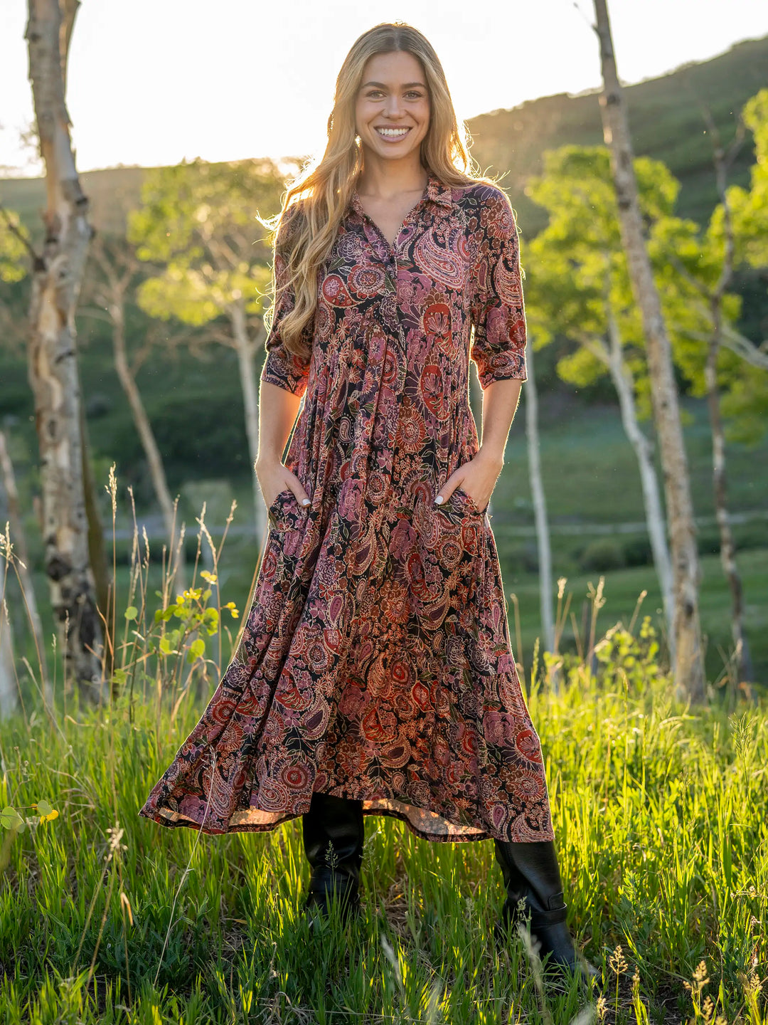 Rebecca ButterSoft Midi Dress