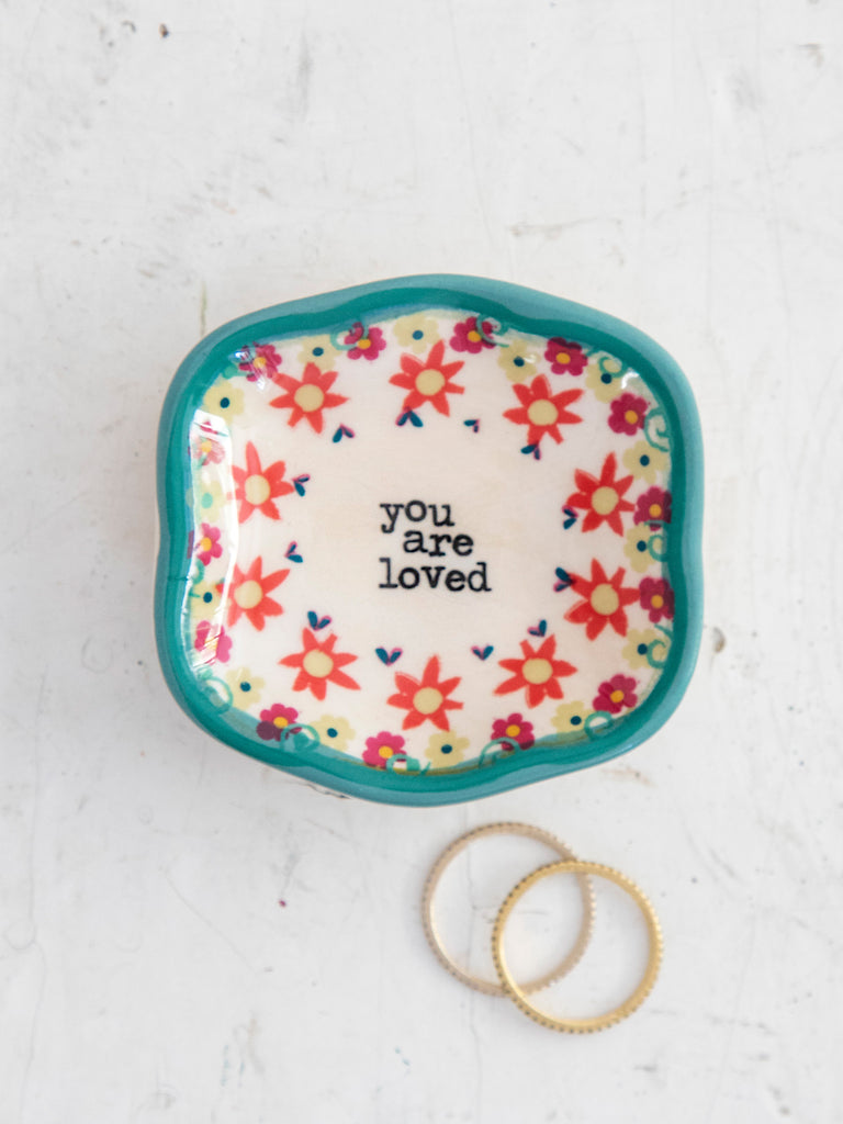 Artisan Trinket Dish|You Are Loved-view 1