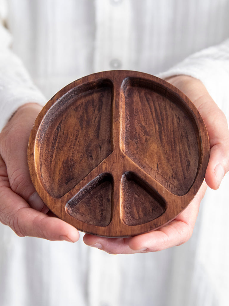 Peace Sign Trinket Dish-view 1