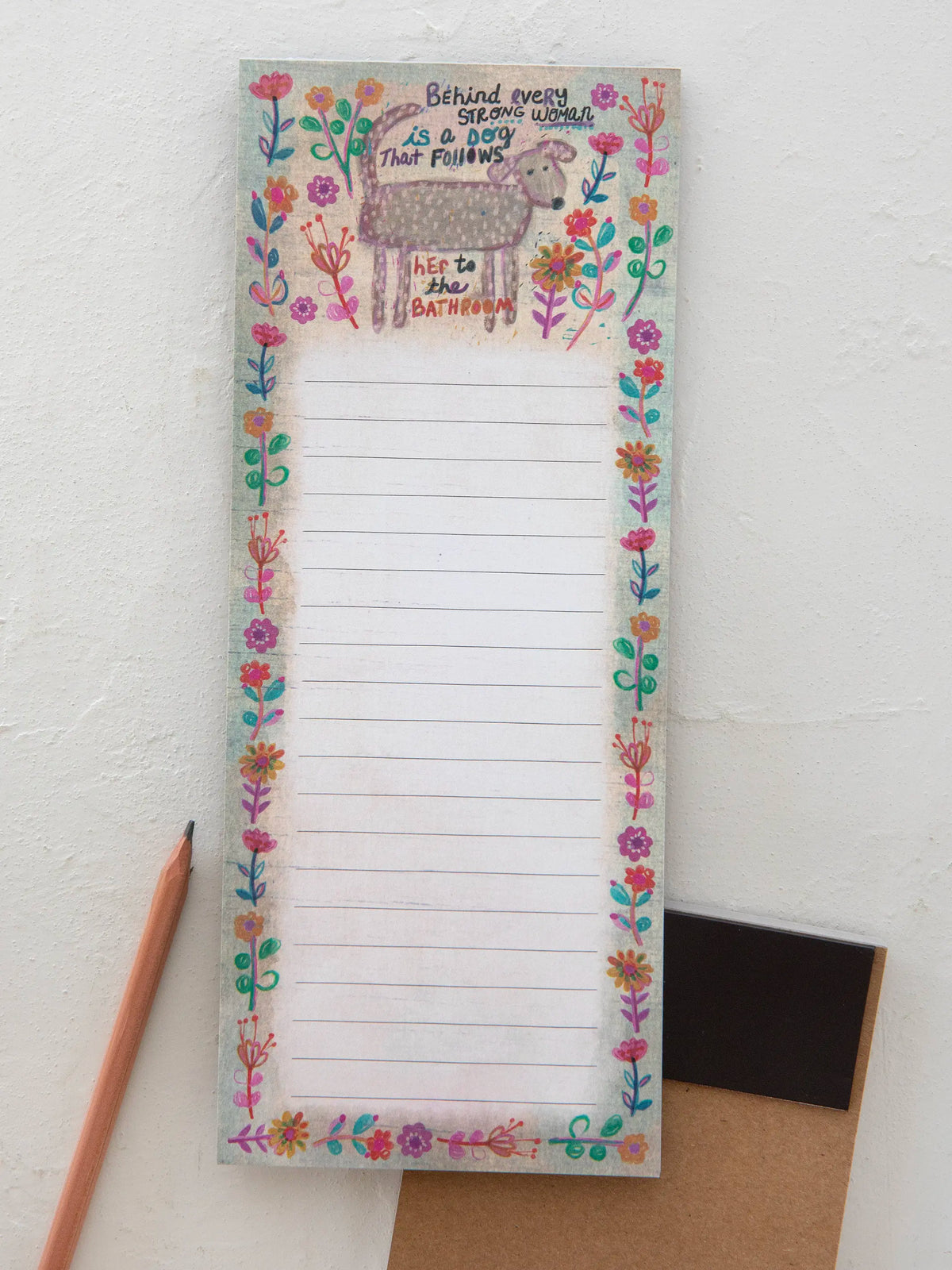 Personalized Dog Notepad, Dog Themed Notepad, Personalized Teacher