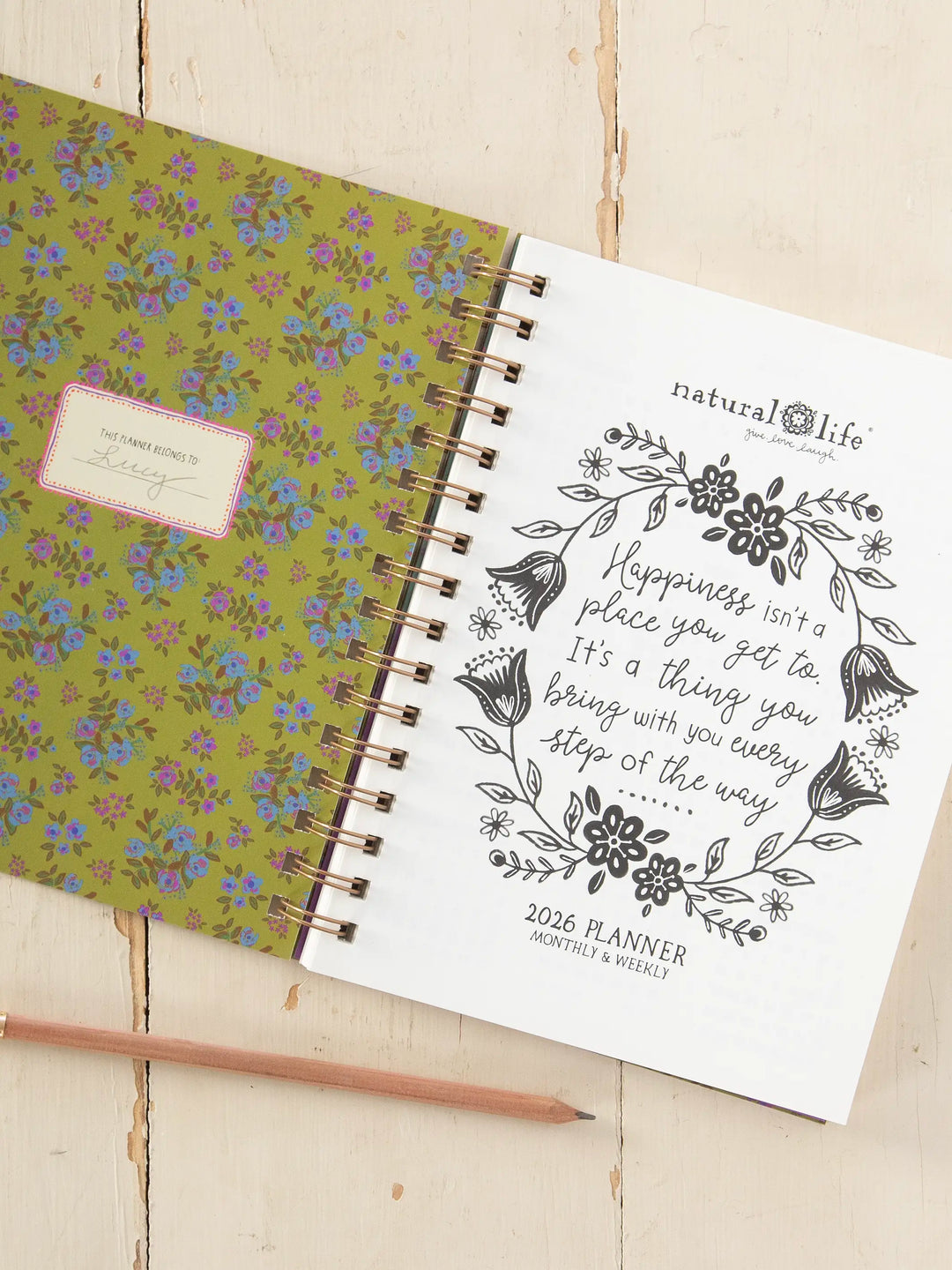 2026 12 Month Planner - Coffee