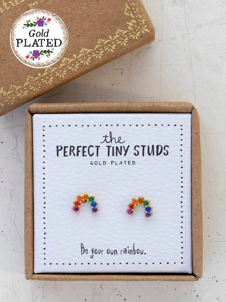 Perfect Tiny Studs|Rainbow-view 1
