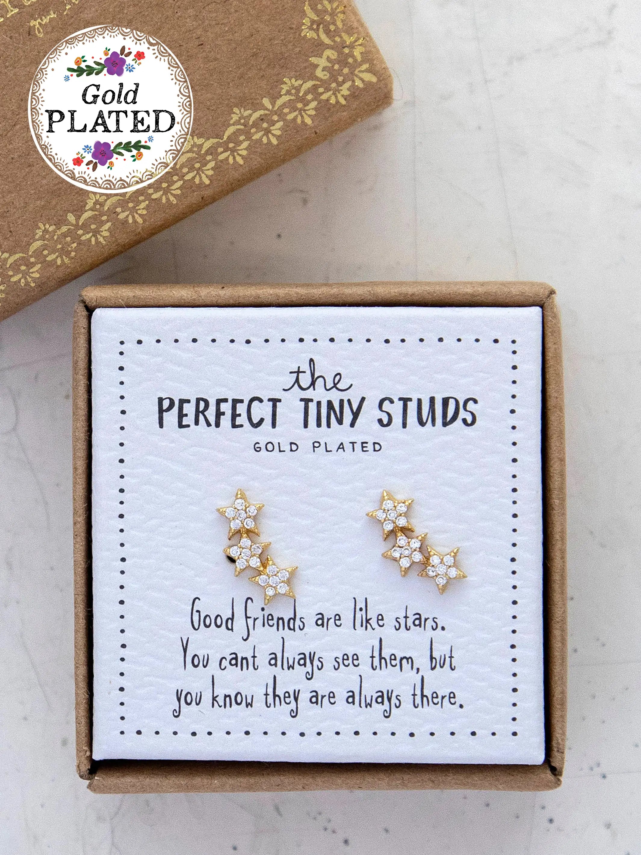 Perfect Tiny Stud Earrings Star – Natural Life