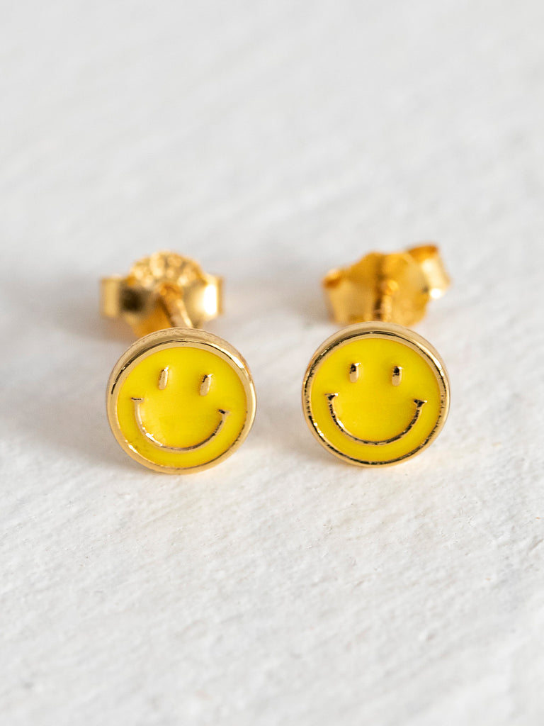 Happy Little Earrings|Smiley-view 2
