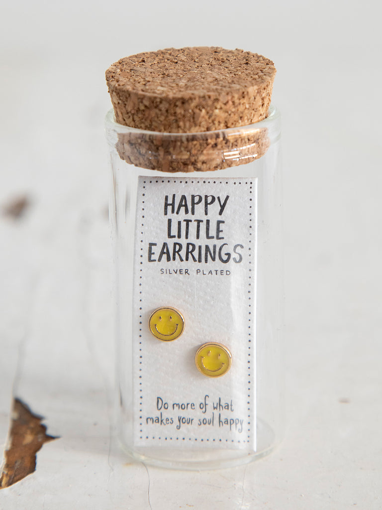 Happy Little Earrings|Smiley-view 1